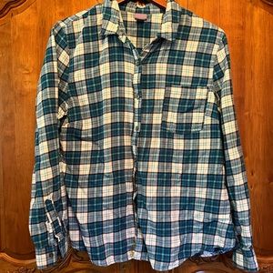 Laura Scott blue flannel